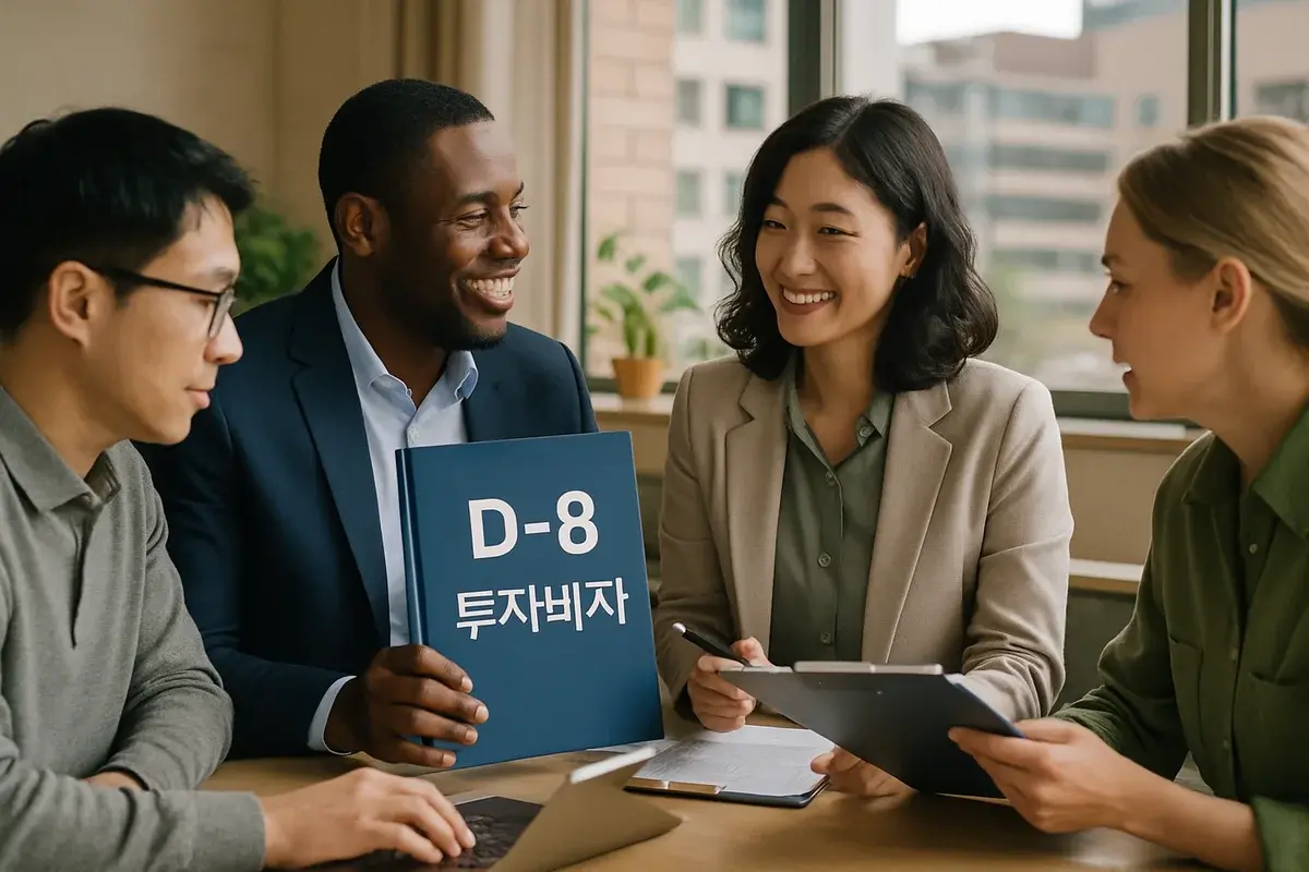 2026년 최신 D-8 기업투자비자 가이드｜투자금 1억원 인정 요건과 D-9·D-7 차이 실전정리