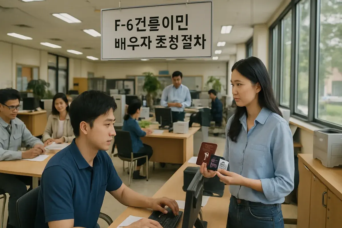F-6 배우자 초청, 국내에서 부를까 현지에서 신청할까