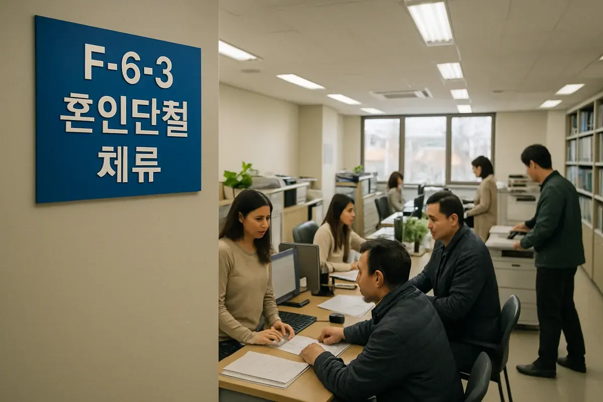 F-6-3 혼인단절 비자, 이혼이 아니라 책임이 기준입니다