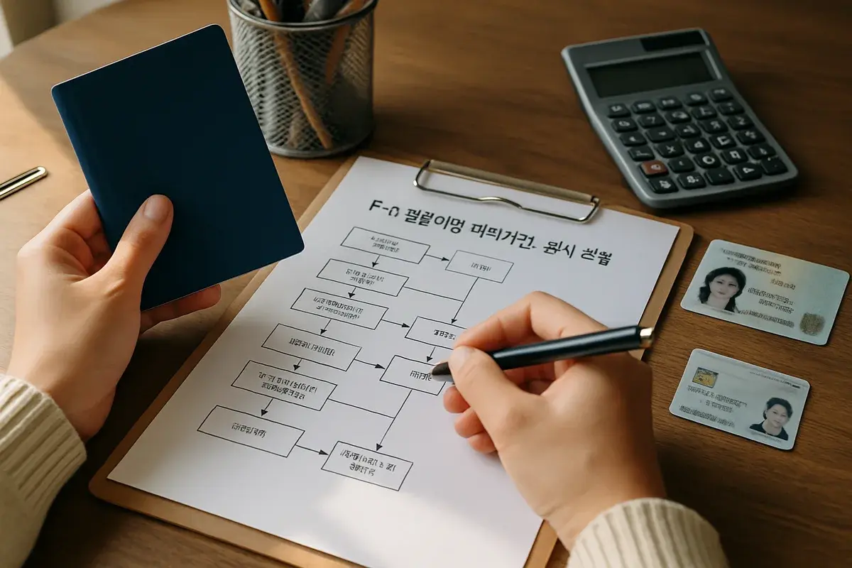 F-6 결혼비자 처리 순서 한눈에 (신청부터 외국인등록까지 전 단계)