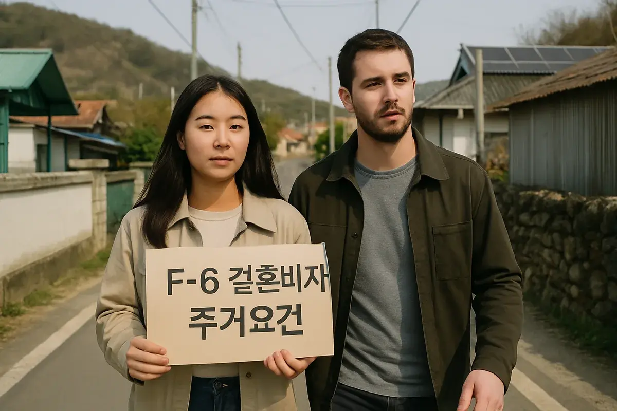 F-6 주거요건 한 장 정리｜부부가 함께 살 집, 이렇게 증명한다