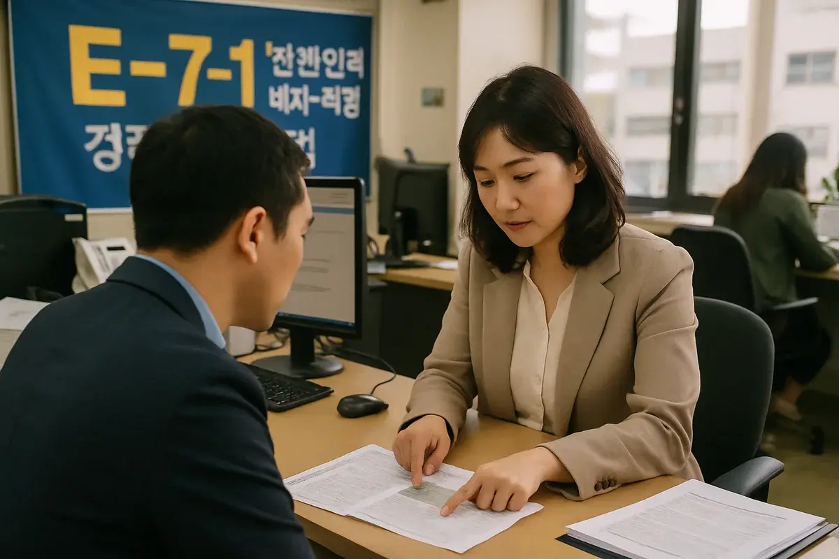 E-7-1 자격 진단 3분｜내 학력·경력은 어느 경로인가