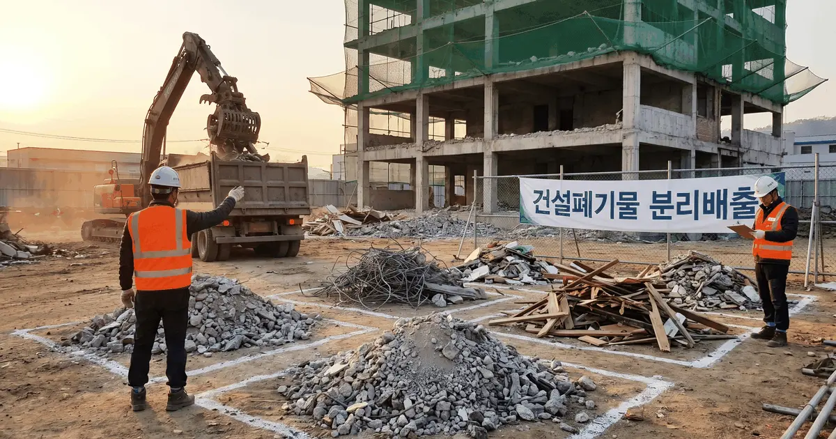 해체공사 건설 폐기물, 제대로 알고 처리하자!