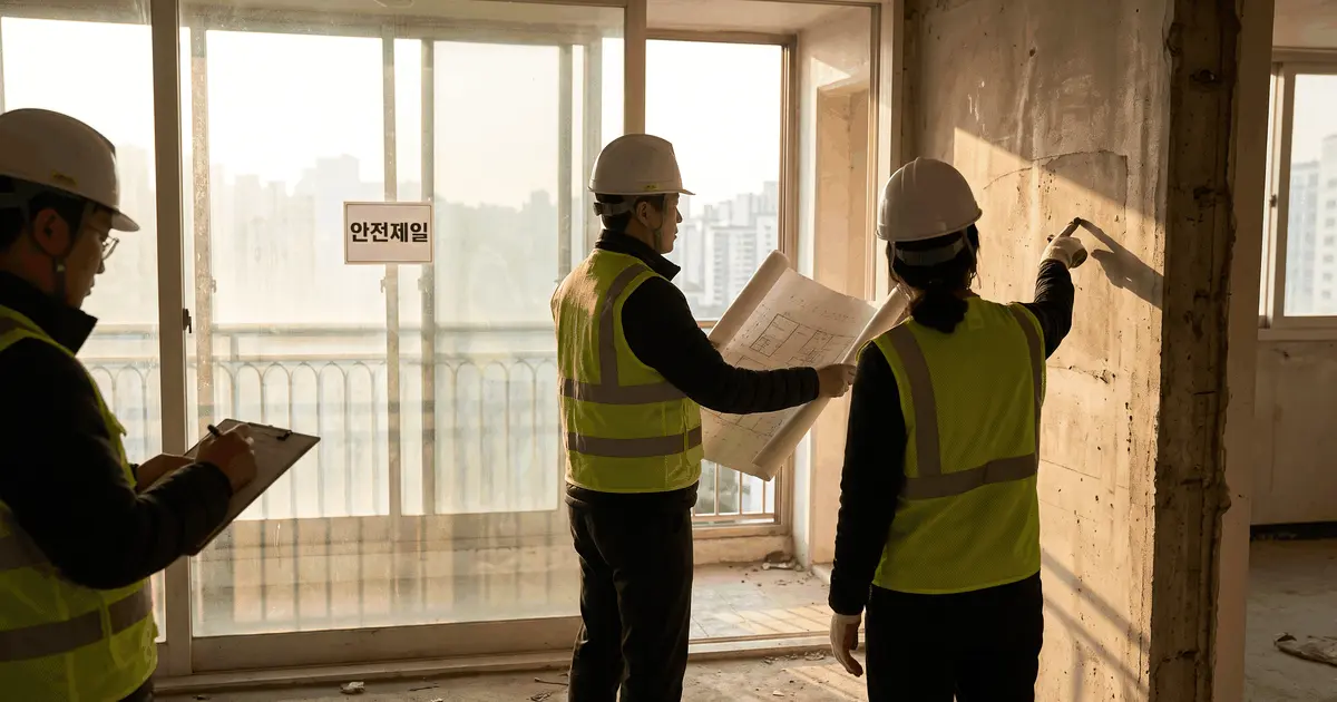 벽 하나만 철거하는데, 해체계획서가 정말 필요한가요? (내력벽·비내력벽 기준 정리)