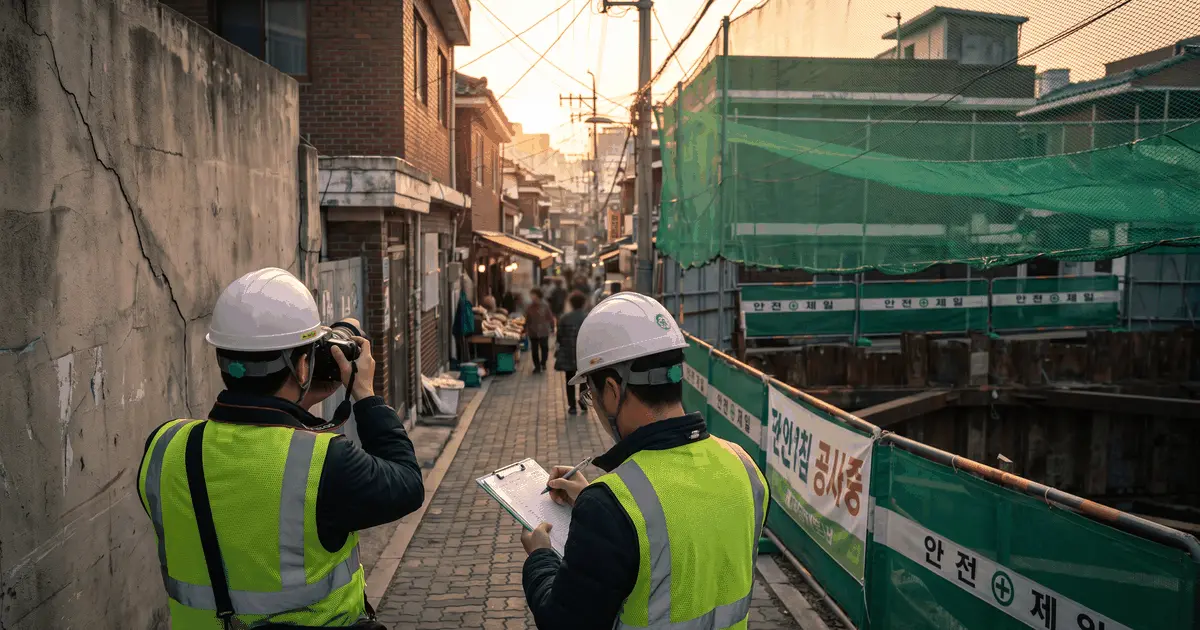 인접건물 사전조사, 법에 없는데 왜 요구받을까요 (착공 조건·협조 거부 대응)