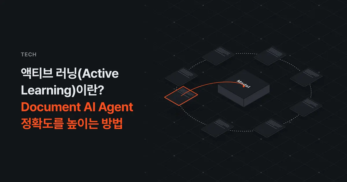 액티브 러닝(Active Learning)이란? Document AI Agent 정확도를 높이는 방법