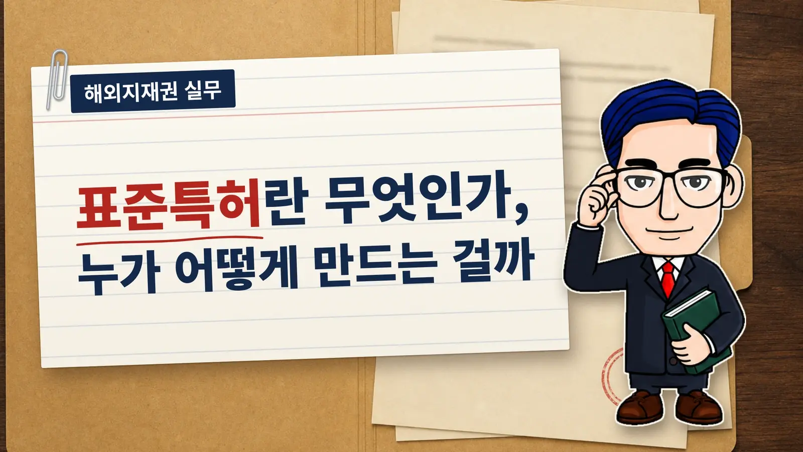 표준특허란 무엇인가, 누가 어떻게 만드는 걸까