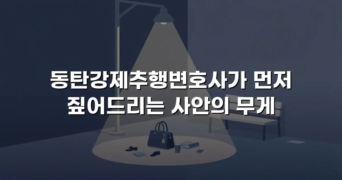 동탄강제추행변호사가 먼저 짚어드리는 사안의 무게