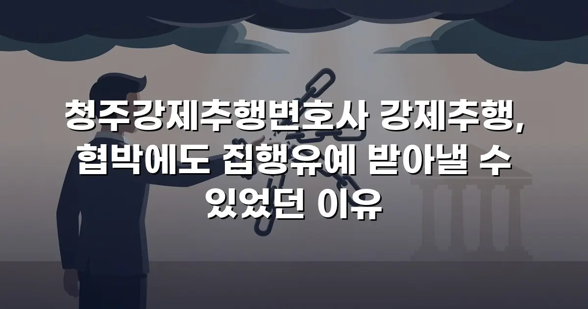 청주강제추행변호사 강제추행, 협박에도 집행유예 받아낼 수 있었던 이유
