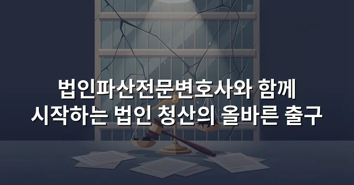 법인파산전문변호사와 함께 시작하는 법인 청산의 올바른 출구