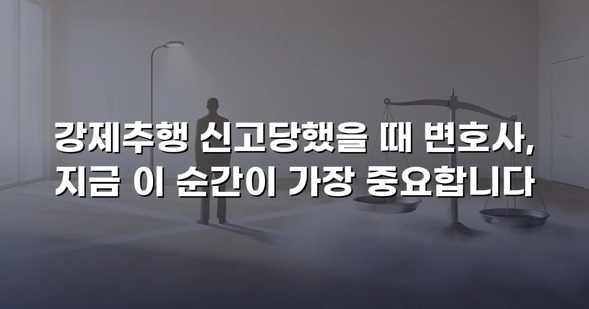 강제추행 신고당했을 때 변호사, 지금 이 순간이 가장 중요합니다