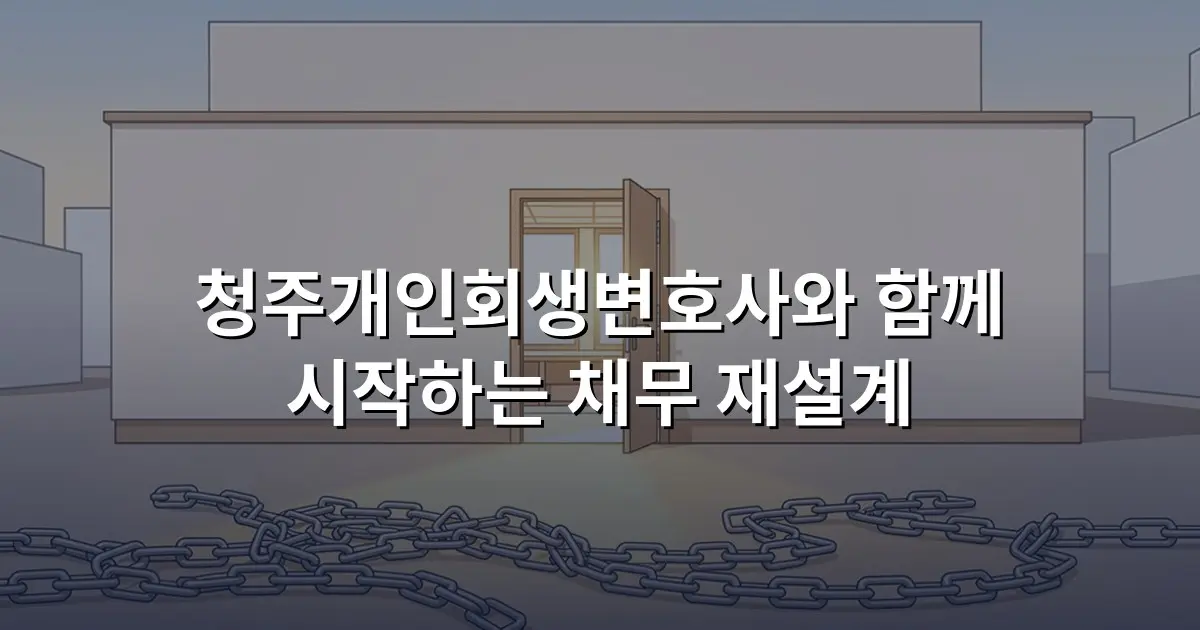 청주개인회생변호사와 함께 시작하는 채무 재설계