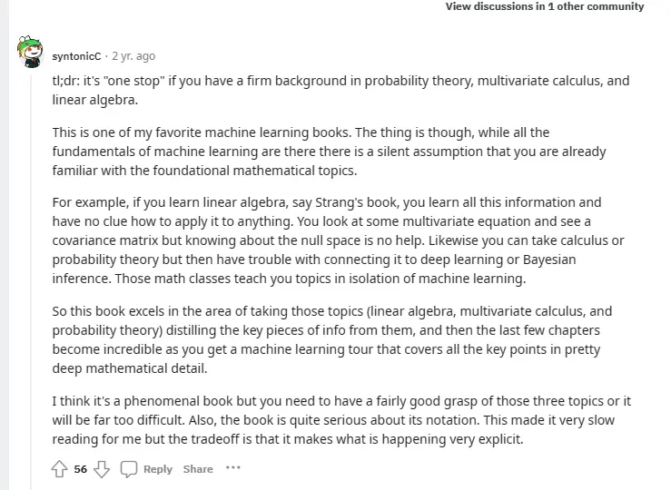 인공지능 수학 공부 MML(Mathmatics for Machine Learning) 원스탑