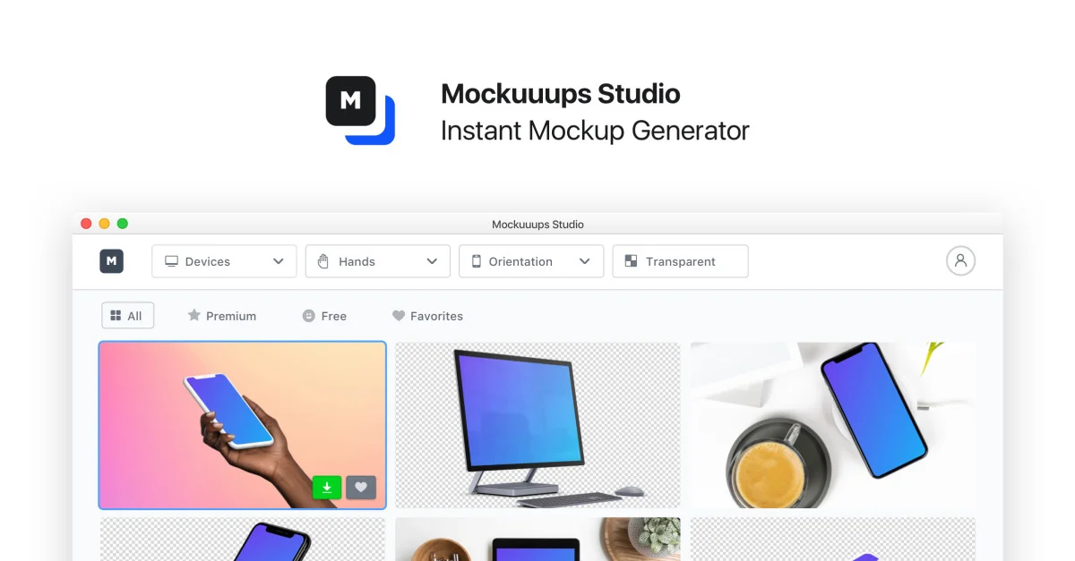 Mockup Generator [4300+ Mockups] - Mockuuups Studio
