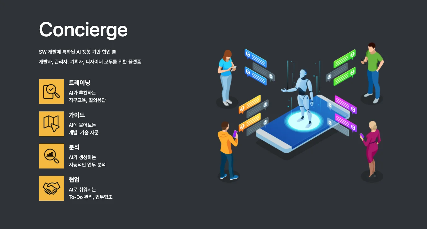 SaaS, 랭코드, 개발자, 협업툴, AI 솔루션
