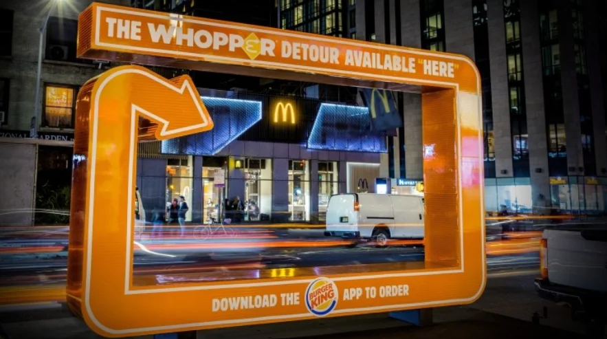 버거킹의 판촉 전략 : Whopper Detour