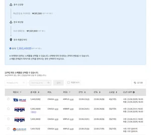 디지털 수입물류 포워딩 ‘쉽다’ 통해 HMM 스케줄도 확인한다