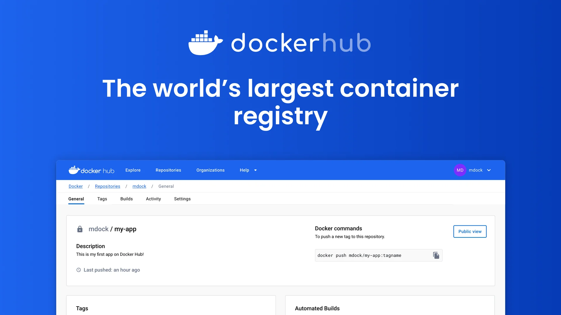 Docker Hub Container Image Library | App Containerization