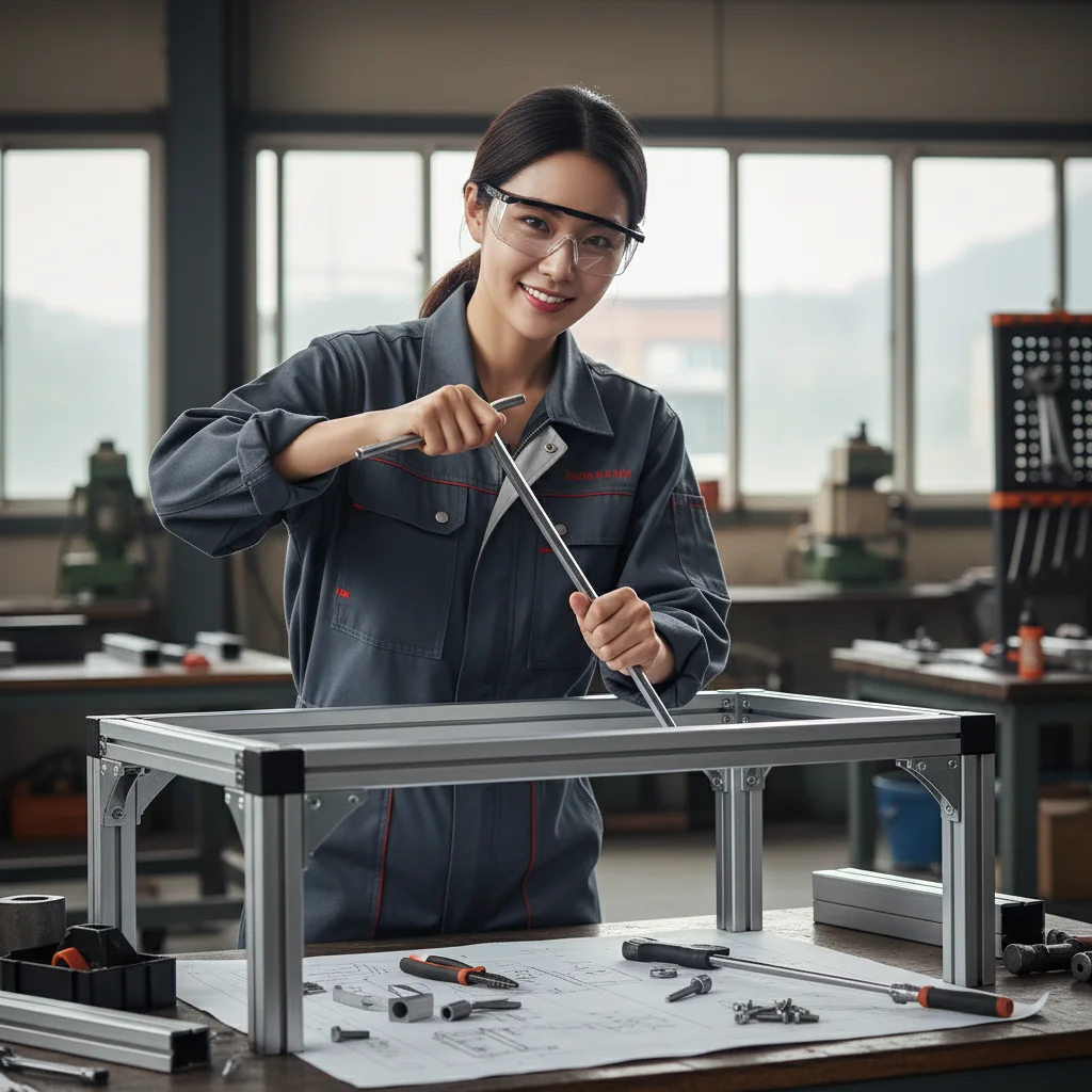 쉬워진 조립식 작업대