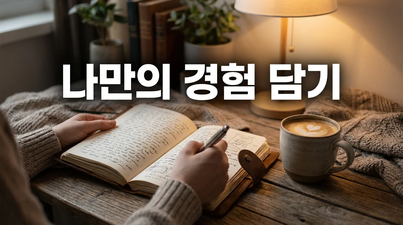 나만의 경험 담기