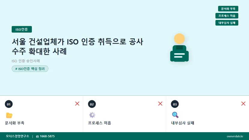 ISO 인증 승인사례