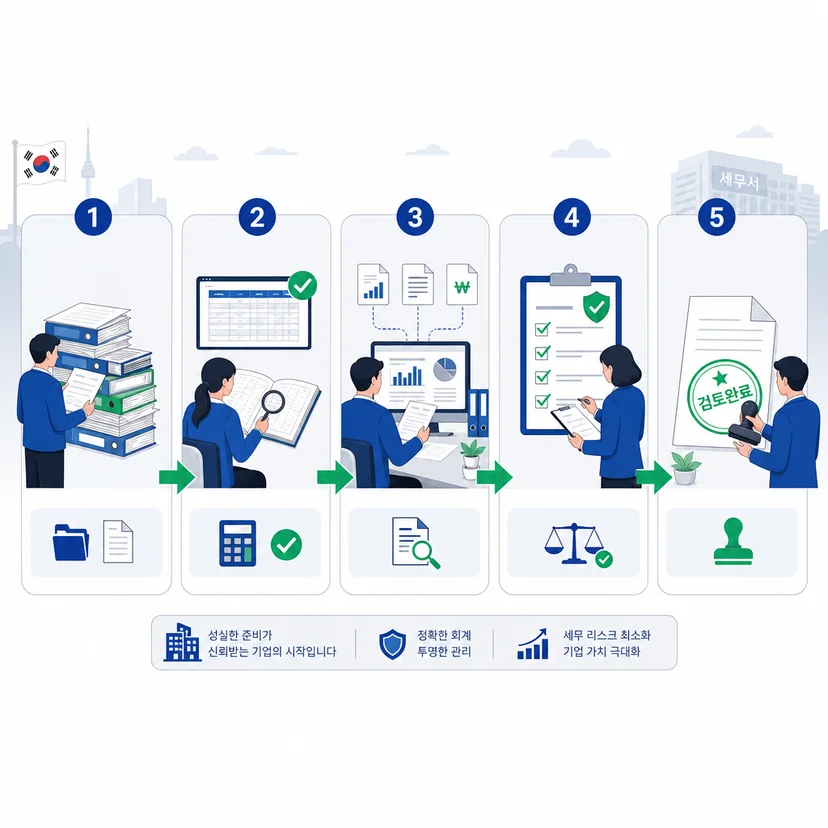 세무조사 선정되는 기업의 특징 5가지와 사전 대비 서류 관련 이미지
