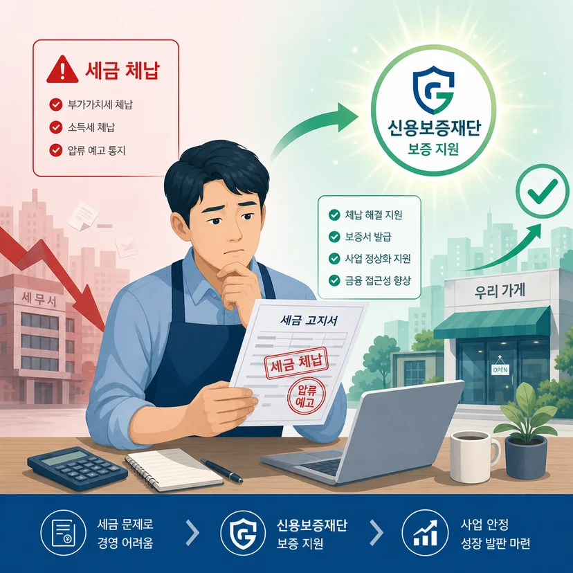 창원 도소매업 세금 체납 3개월 있어도 신용보증기금 신청 가능한가