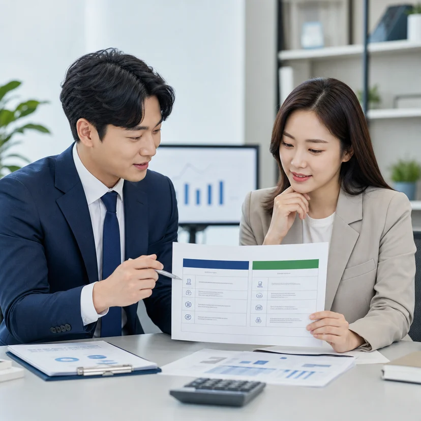 기술보증기금 vs 신용보증재단 보증서 선택 비교표 관련 이미지