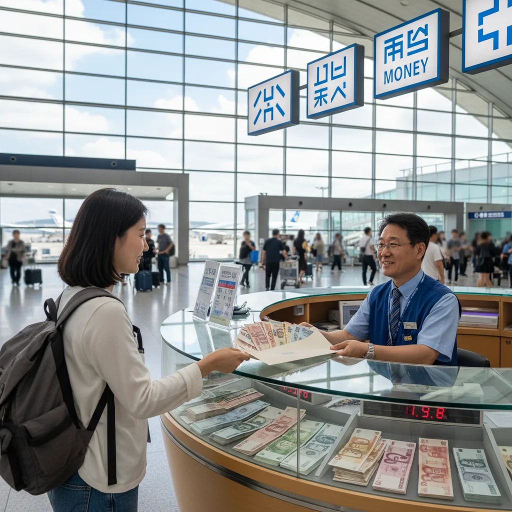 국민은행 환전 - 공항 수령은 미리 신청