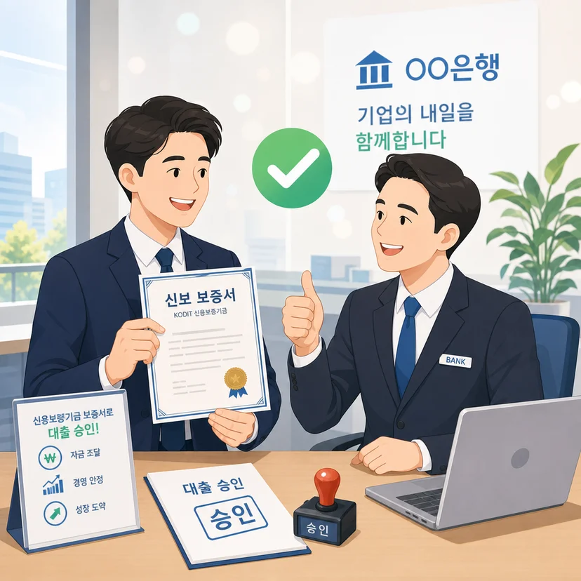 신보 보증 후 시중은행 대출 승인까지 걸리는 시간과 준비물 관련 이미지