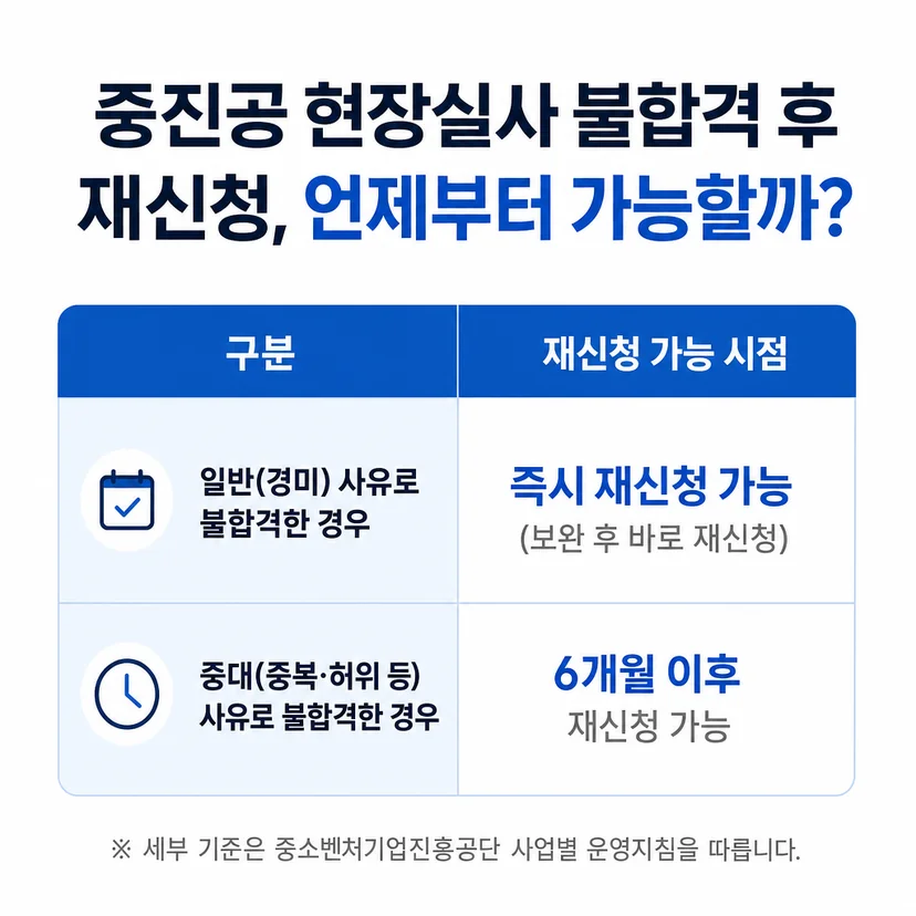 중진공 정책자금 우대 조건