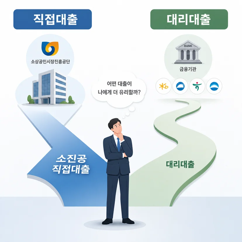 소진공 직접대출 vs 대리대출 어떤 걸 선택해야 할까