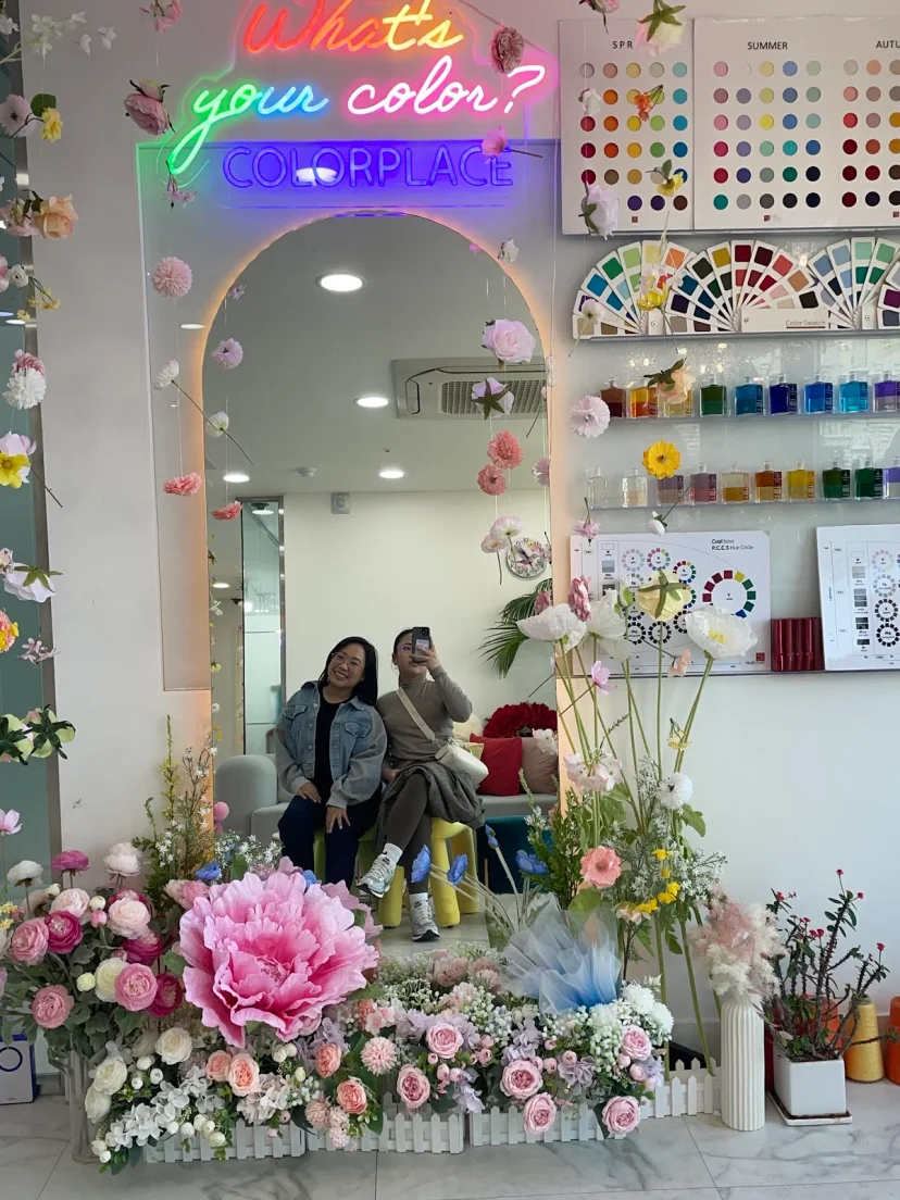 Personal color analysis studio in Gangnam Seoul
