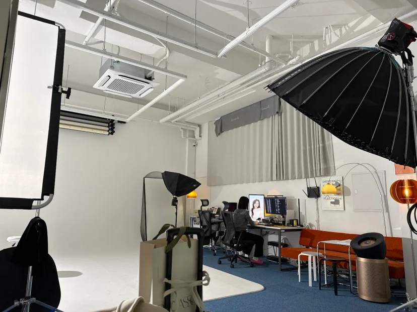 Gangnam photo studio for final Seoul glow-up portraits