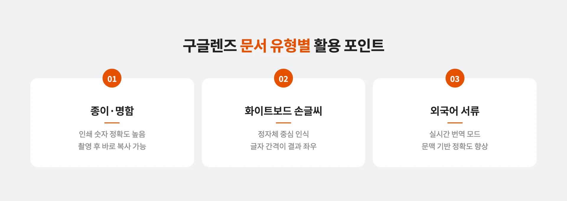 문서 유형별  구글렌즈 활용 포인트 3가지 정리