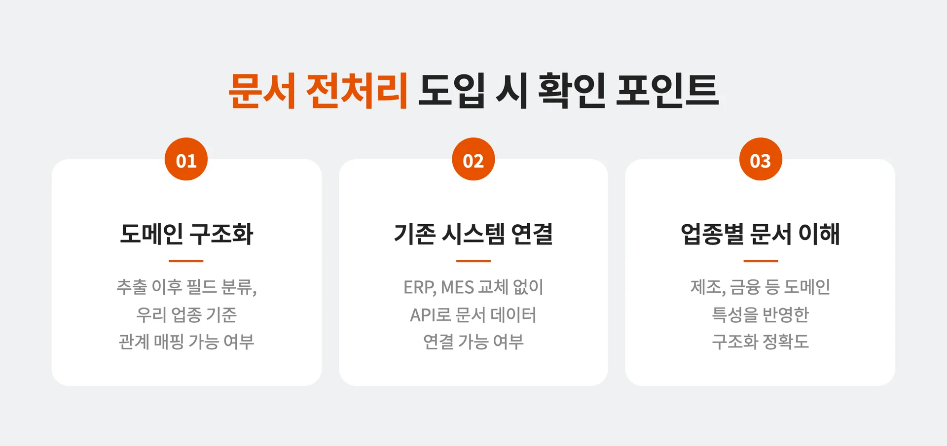 문서 데이터 전처리 도입 시 확인 포인트 3가지