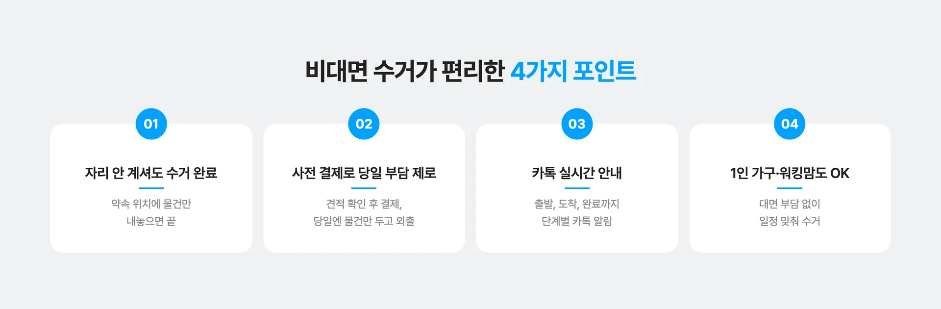 대형 폐기물 폐기 비대면 수거가 편리한 4가지 포인트 정리