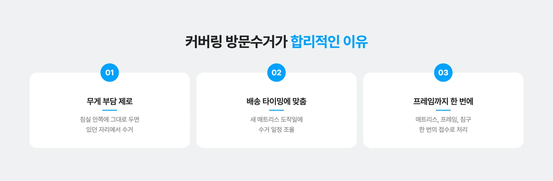 매트리스 버릴 때 커버링 방문수거 서비스가 합리적인 이유 3가지!