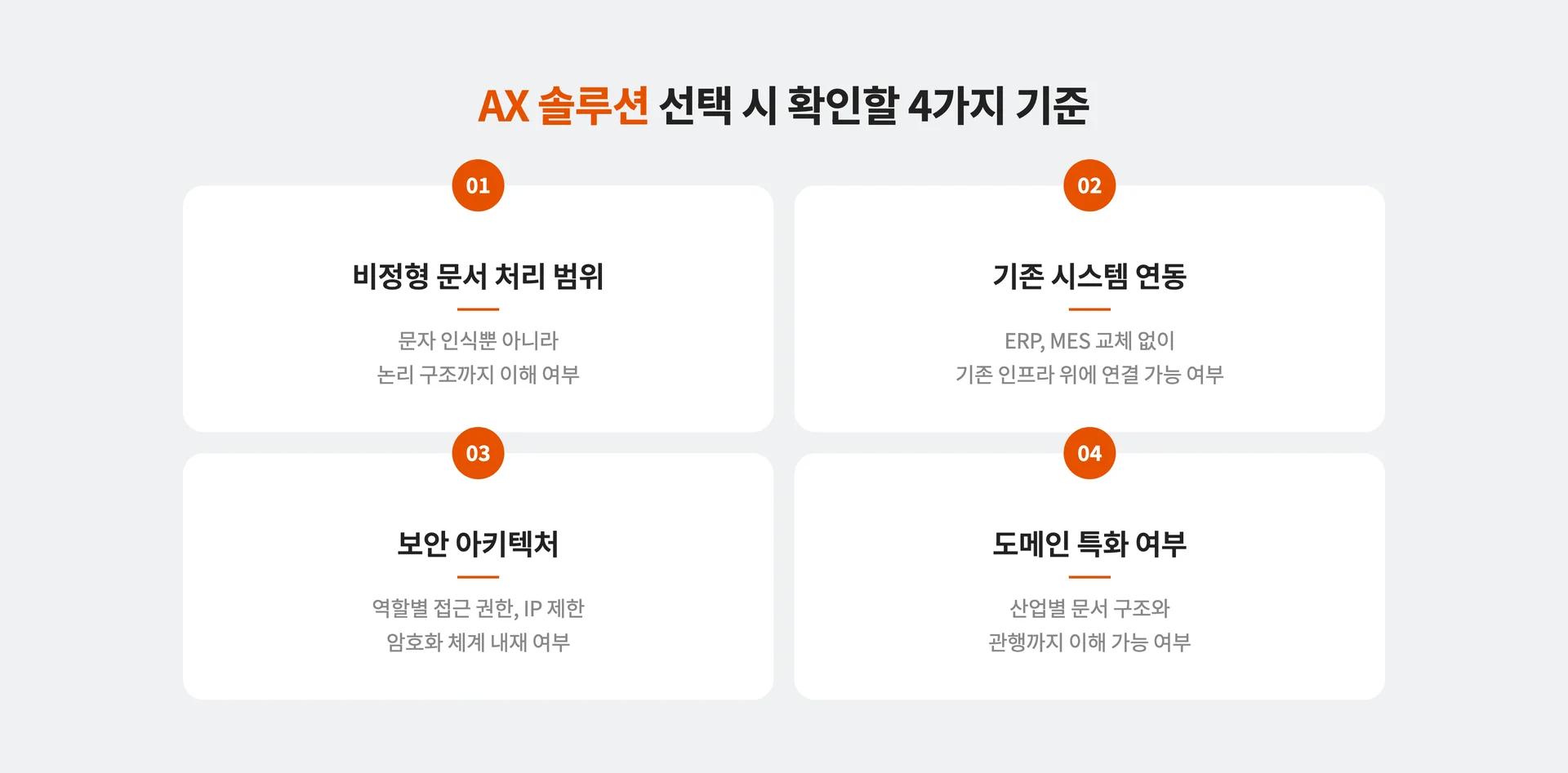 AX 솔루션을 선택할 때 확인해야 할 4가지 기준