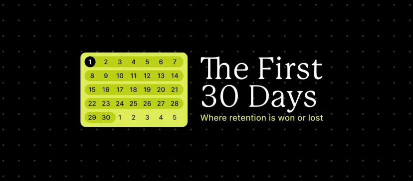 첫 30일 retention 가이드 표지: Recharge가 정리한 belief engineering 프레임 · 이미지 출처: Recharge