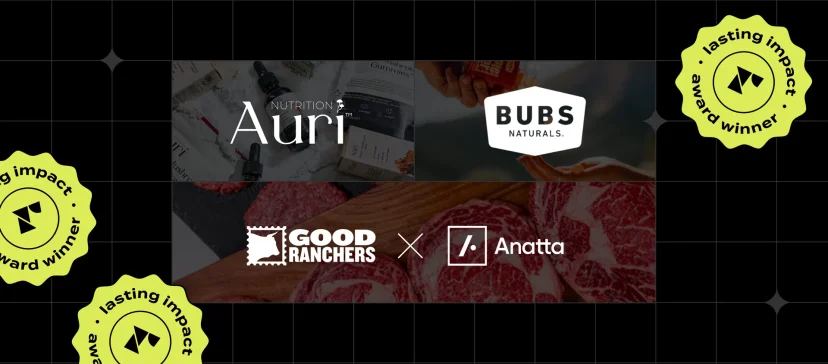Good Ranchers, BUBS Naturals, Auri Nutrition, Anatta 4사의 협업 라인업 · 이미지 출처: Recharge
