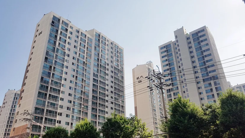 대상타운현대 아파트 건물 외관