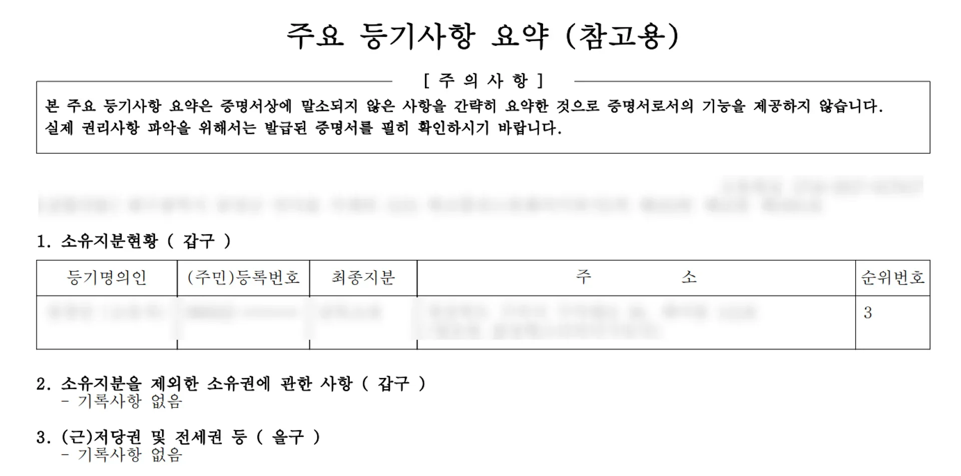 등기부등본만으로는 부족한 이유