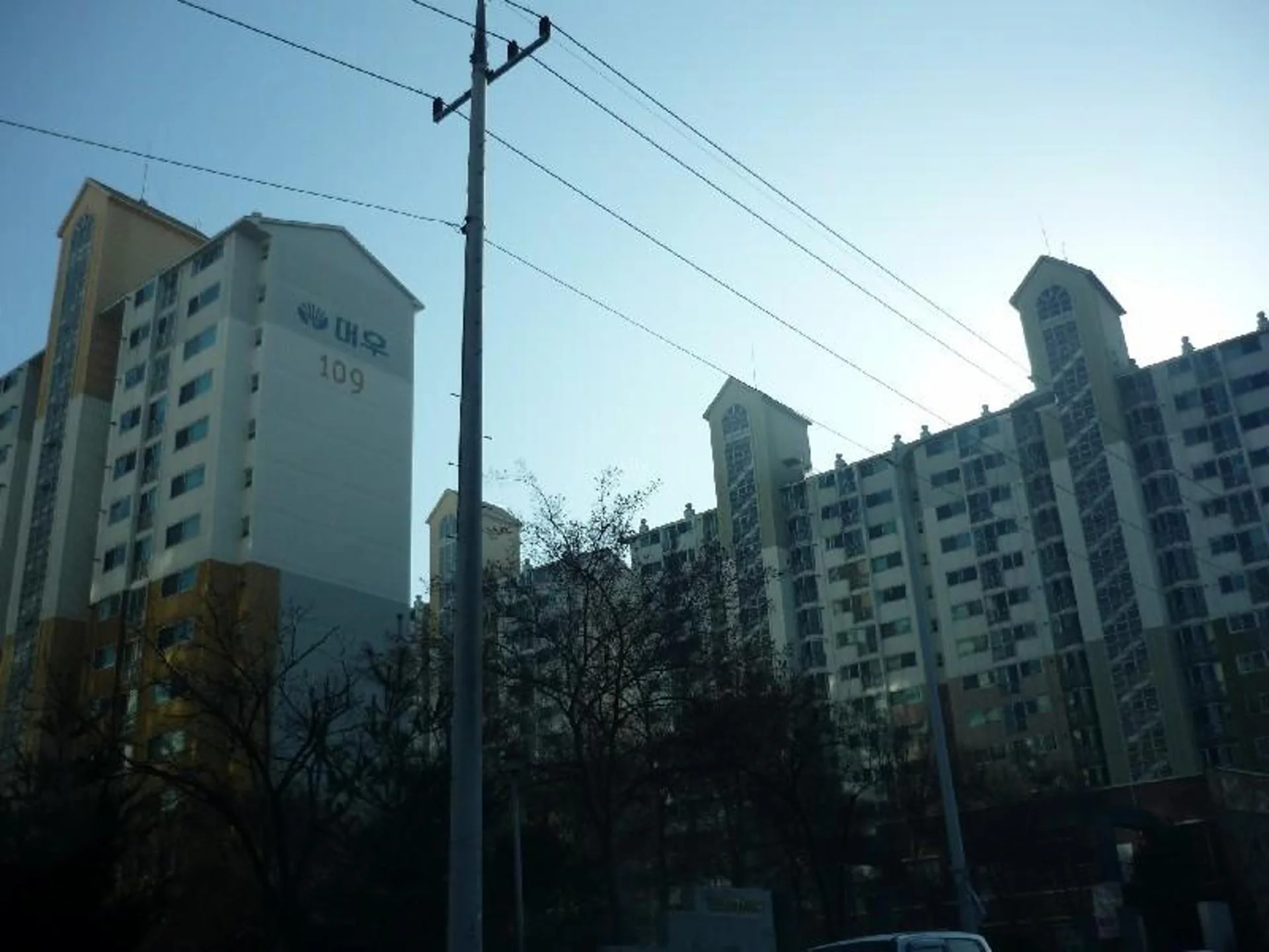 대우 아파트 건물 외관