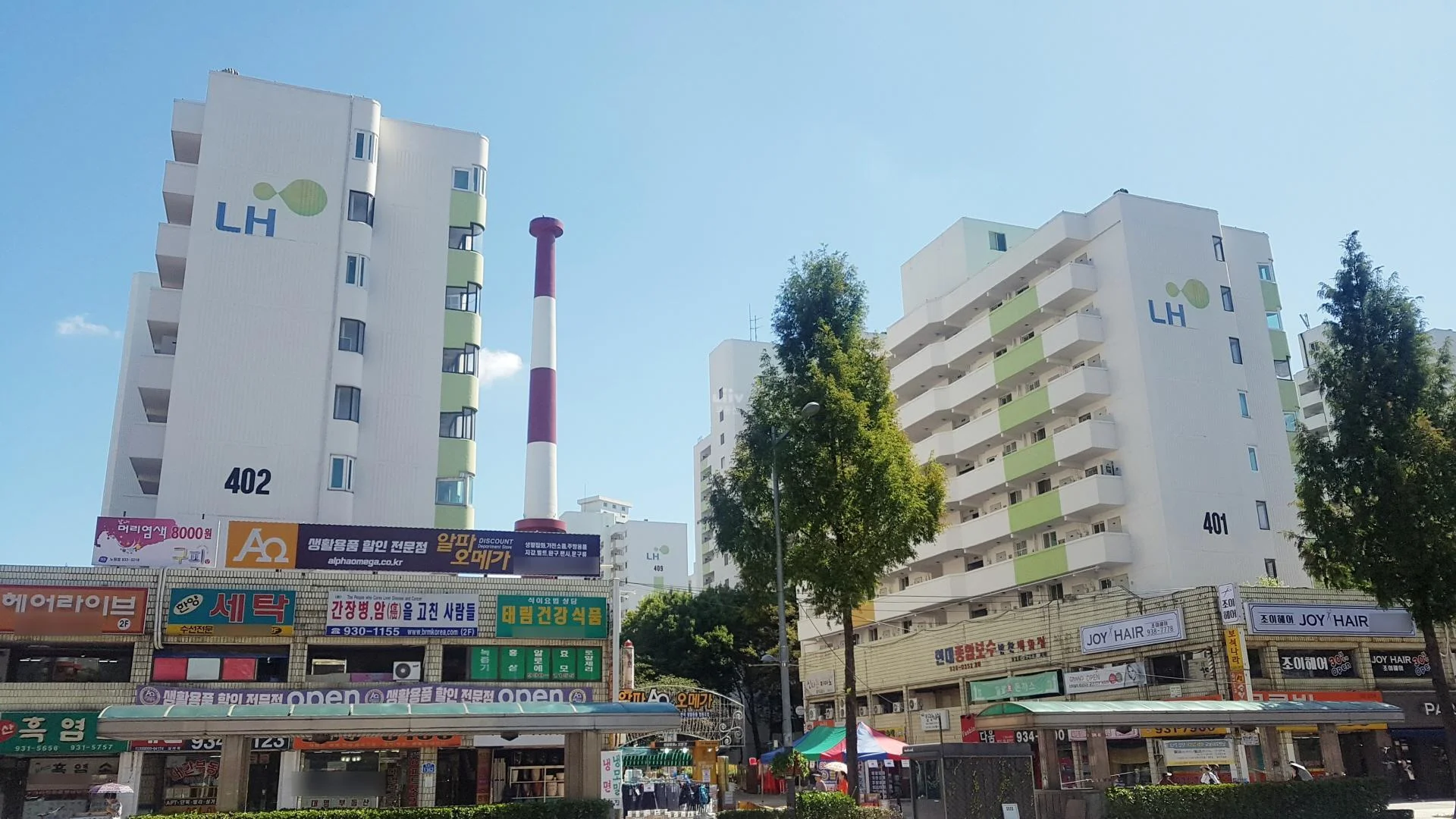상계주공(4단지) 아파트 건물 외관