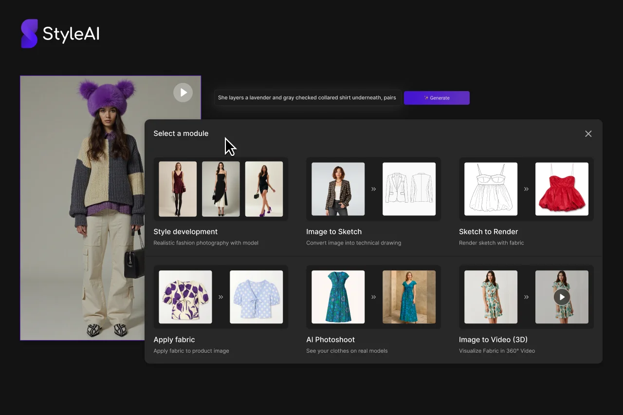 StyleAI - Time-Saving Hacks for AI Fashion Design