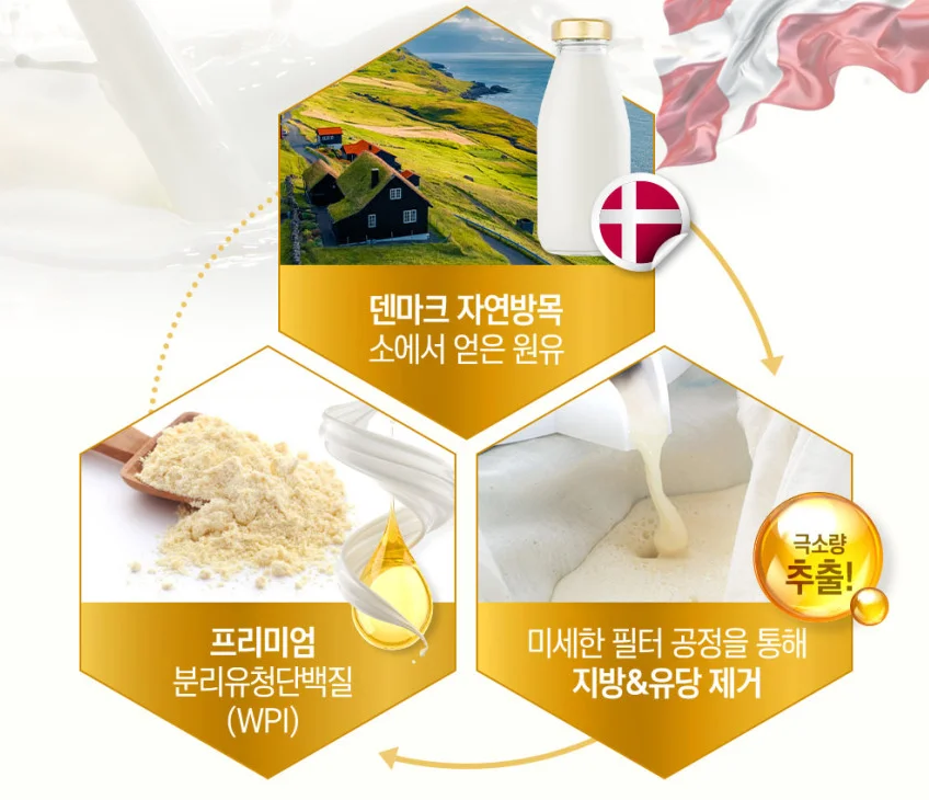 분리유청단백질(WPI)을 추출해내는 과정