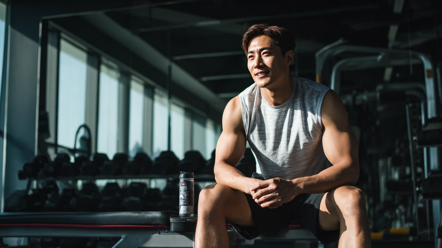 근성장을 위한 운동을 마친 후 모습