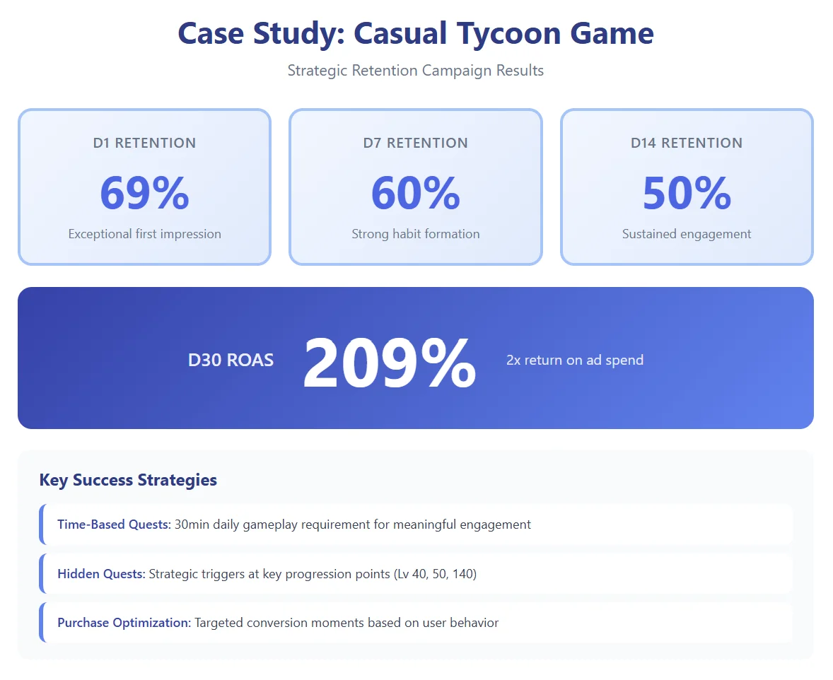 case study: casual tycoon game