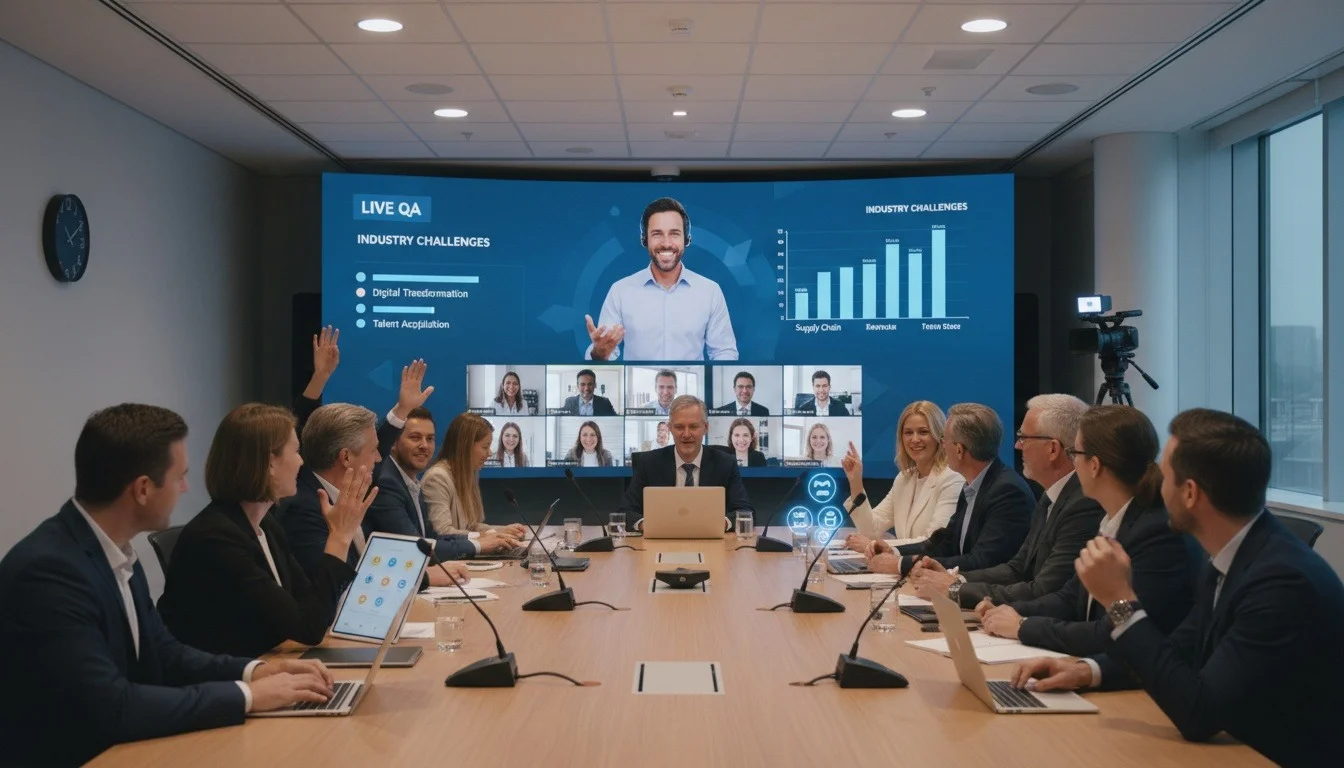 B2B 웨비나 전략 - 상호작용 콘텐츠로 참여도와 신뢰도 높이기